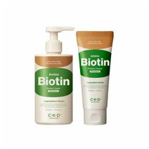 [한정기획] CKD 아미노 비오틴 단백질 크림 샴푸 300ml + 80ml, 300ml+80ml