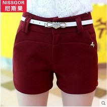 여자반바지 모직 반바지 여성패션 가을겨울 아우터 2020뉴타입 겨울활용 루즈핏 날씬해보이는 MAONI자화 바지패션