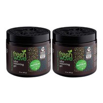 Fresh Wave 프레쉬 웨이브 젤타입 방향제 탈취제 차량용 내추럴 화장실 주방 다용도 냄새 제거 425g 2개