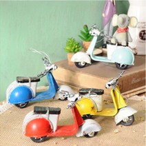 빈티지 미니 귀여운 스쿠터 모형 소품 피규어 장식품 수집 매니아 선물, 빈티지스쿠터피규어 레드 SE03168