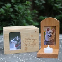 납골함 반려견 반려동물 애묘 애완동물 고급 장례함 보관 반려견 강아지 유골함 클래식 장례식, 사각 나무상자(10.0kg 이내)