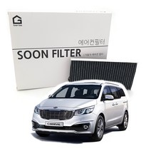 기어가 숯 알갱이 활성탄 올뉴카니발 에어컨필터, 올뉴카니발(14-18년)-H05L, 올뉴카니발-H05L 1개, 1개