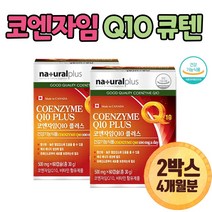 코엔자임큐텐 Q10 COQ10 큐텐 비타민A C E B1 60캡슐 2박스 4개월분