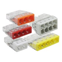 와고 WAGO 2273 푸쉬인 와이어커넥터 단선용 전선 연결 꽂음형 전기 전원 원터치 연결 단선용 독일 커넥터 커넥타 컨넥터 컨넥타 콘넥터 콘넥타 2폴 3폴 4폴 5폴 8폴, 01.와고 푸쉬커넥터2P 2273(100EA)