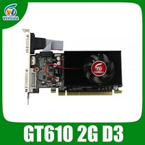 Veinida 그래픽 카드 gt610 디스플레이 vga 카드 2gb ddr3 7001000mhz for nvidia geforce game pc, GT 610 2GB