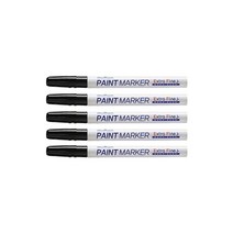 문화 팁페인트 얇은보드마카 윈도우마카 유리에쓰는펜 검정 1P