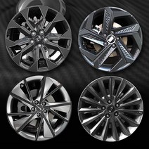 JS automotive 투싼iX 타이어 18인치 휠마스크 카본 데칼 튜닝 DIY스티커 필름 시트지 악세사리 셀프 장식용품, D타입