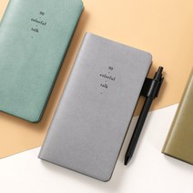 만년 플래너 회사 미팅 업무 고급 수첩 (회의 업무 기록/인덱스스티커/프로젝트관리일정체크), 4. 빈티지 민트