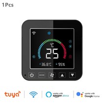 자동온도조절기 Tuya 와이파이 온도 조절기 에어컨 IR 습도 적외선 컨트롤러 USB 전원 LCD 터치 스크린 구, 01 1 Pcs