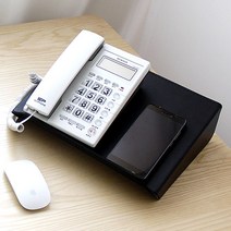 [득템100] 가죽 메탈 다용도 받침 전화기받침 태블릿스텐드 _ 634235EA, 쿠팡이후상 블랙