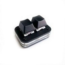 매크로 키보드 한손키보드 키패드 편집용키보드 OSU 체리 샤프트 및 RGB LED 2 키 게임용 포토샵 CAD 프로그래밍 기계식 키보드용 미니, CN, 레드 스위치, Non-RGB