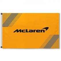 Formula one F1 McLaren 깃발 배너 1.9x1.8m(3x5피트) 자동차 팬용 황동 그로밋, 단일사이즈