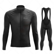 팻바이크 펫바이크 광폭타이어 바퀴큰 자전거 2023 Rvouei 팀 사이클링 유니폼 봄 가을 남자 MTB Ropa Ciclismo 긴 소매 의류 저지 세트, jersey set 1_XS