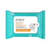 포인트 딥 클린 올인원 클렌징 티슈, 20매, 4개