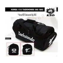 KSD - 2단 가방 블랙/태권도 빅백/스포츠가방/팀백