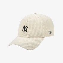 뉴에라 뉴에라 940 MLB 코듀로이 뉴욕 양키스 언스트럭쳐 볼캡 아이보리_K 12866391