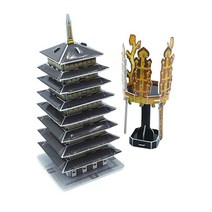 핫딜 역시 종이 입체 퍼즐 신라금관과 황룡사구층 목탑 3D입체퍼즐, 3D입체퍼즐 신라금관과 황룡사구층 목탑