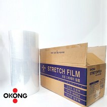 오공 공업용 스트레치필름 자동랩 기계랩, 18Tx500MMx1700M(1롤)