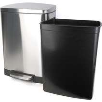 기프트캔 대형 업소용 댐퍼 사각 폐달 휴지통50리터 쓰레기통