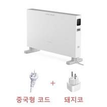 돈풍기 업소용 산업용 대형온풍기 곱창난로 Smartmi 지능형 대류 히터 1S 2200W 스위프트 전기 난방 10-15, 02 KR Plug Adapter