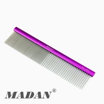 마단 칼라콤 MAC-190V 표준형 엉킴제거빗, 보라