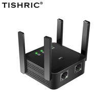3 in 1 TISHRIC 2.4G/5G 장거리 와이파이 리피터 신호 증폭기 무선 기가비트 라우터 1200M 부스터 익스텐더, 02 wifi repeater_02 US Plus