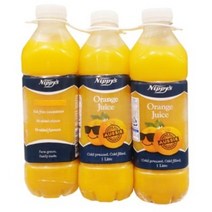 코스트코 NIPPYS 니피 오렌지 주스 1L X 3 콜드프레스