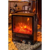 벽난로 히터 가정용 온풍기 120w 220v, 그래핀 모델
