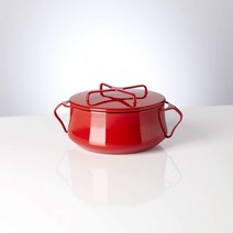 덴스크 단스크 코벤스타일 2qt 캐서롤 양수 냄비 칠리 레드 DANSK Kobenstyle 2 Qt. Casserole Chili Red