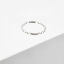 실버 925 은 엥게이지 음파 10대 어린이 초등학생 커플링 김고은 이효리 아이유 반지 (1.15mm)