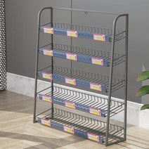 약국 편의점 식품 진열대 5단 선반 디스플레이 랙 과자 할인점, 두꺼운60길이15너비67회색5겹