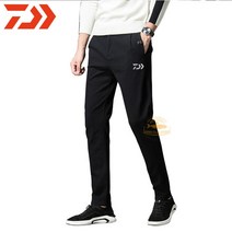 낚시 방한복 고어텍스 동계 방한 낚시복 겨울 Daiwa-낚시바지 아웃도어 등산 팬츠 남성용 다이와 플러스 벨벳 캐주얼 바지 가을, [08] 34, [03] black