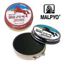 말표 검정색 가정용 구두약 40g 광택제 가죽, 브라운, 본상품선택