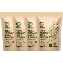 유기농 암라 파우더 먹기 및 모발 성장용 453. 16 인디언 구스베리 아마라키 보충제 Way4유기농 Way4Organic, 1 Pound (1팩)