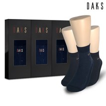[AK PLAZA] [닥스양말] 신사3족세트 면스판단목 중앙포인트 20337