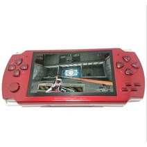 tv연결 가정용 레트로 고전 게임기 휴대용 게임 mp4 플레이어 4.3 스크린 MP5 실제 8GB psp 카메라 비디오 전자책용, red