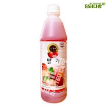청솔 딸기 원액 835ml, 1개, 1ml, 본 상품 선택하기