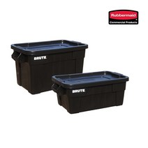 러버메이드 브루트 토트박스 블랙 53L 75L 캠핑 16 컨테이너 9S3000 tote 37749 brute, 본상품선택