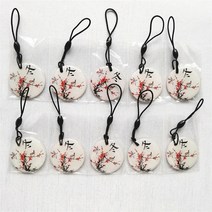 rfid 복사기 태그 스티커 복사 rf카드 여러 패턴 IC 13.56MHz UID 쓰기 가능 재기록 방수 Keyfobs 키 태그 변경 S50 1K RFID 펜던트 링 카드 10Pc, 10pcs type-S