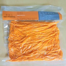 국내산 당근채 냉동식품 아닌 신선식품 손질 세척 생산 진공포장. 당근채 700g, 1개