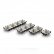 투톤 멜라민 사각 초장기(4sizes)-한식 한정식 퓨전 레스토랑 업소용 멜라민그릇, 4호, TK그레이브라운