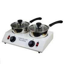 멜팅기 초코렛 초콜릿 워머 치즈 녹이는 퐁듀 초코 중탕기, 더블 (700mlx2 냄비), 단일사이즈