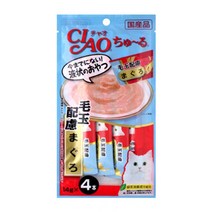 이나바 챠오츄르 SC-101 헤어볼 참치 4P, 14g, 30개