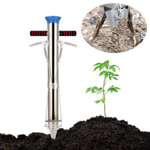 고급형 양손 모종 이식기 농자재 텃밭 고추 심는 기계 파종기 심기 참깨 씨앗 부모님 선물