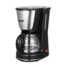 내리는 커피 머신 기계 075L 전기 드립 1000W 가정용 6 컵 차 포트 우유 용, 옵션01 Drip Coffee_옵션03 AU
