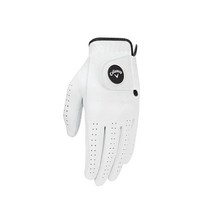 Callaway 남성용 옵티 플랙스 골프 장갑 화이트 카데트 S 왼손용, Worn on Left Hand, Cadet (Shorter Fingers), X-Large