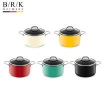 독일냄비 BRK 스마트매직 냄비 인덕션 가스레인지 겸용 5컬러, 18편수, 레드
