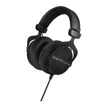Beyerdynamic DT 990 PRO 스튜디오 헤드폰 (닌자 블랙 한정판) Knox Gear 헤드폰 행거 마운트 내장 케이블 오거나이저 번들 포함 (2 품목)