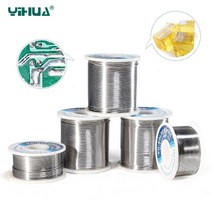 용접 납땜용품 Yihua 50g 납땜 주석 와이어 주석 용융 로진 코어 0 4mm 0 6mm 0 8mm 1mm 납땜 와이어 롤 무세척 플럭스 2 0, 0.5mm