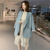 배꼽 J119-7 어스비 빅사이즈 루즈핏 자켓 44-120